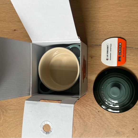 Le Creuset Mini Cocotte Ocean color 8oz. - Picture 7 of 8